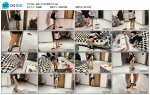 【涵涵】女仆装 镣铐行走_绳艺资源网