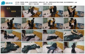 【我的媳妇】第70弹、连身丝衣胶带拘束、胶带包头包手_绳艺资源网